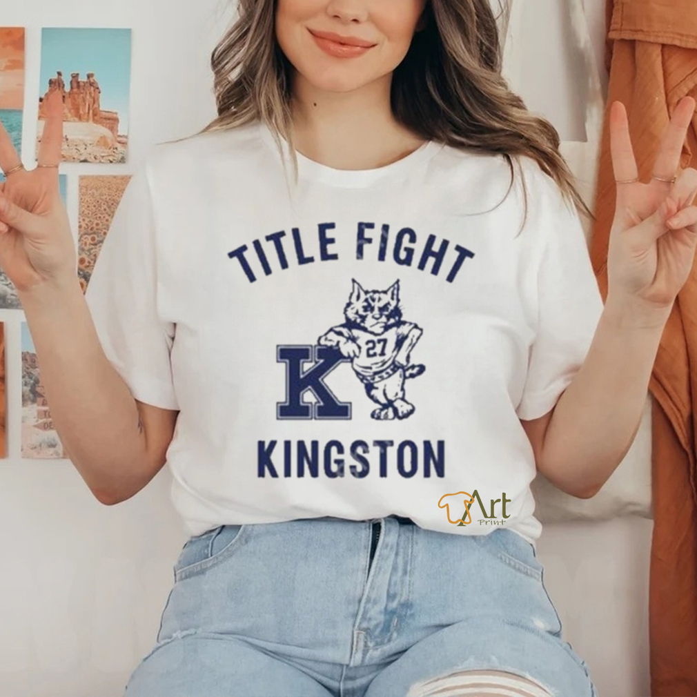 Official Sacred Deer Title Fight Kingston Varsity Shirt Official Sacred Deer Title Fight Kingston Varsity Shirt