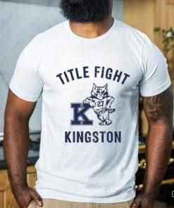 Official Sacred Deer Title Fight Kingston Varsity Shirt