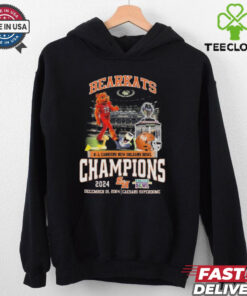 Official Sam Houston Bearkats RL Carriers New Orleans Bowl Champions 2024 T-shirt featuring the team logo and championship graphics.