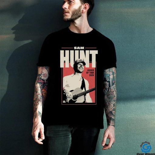 Official Sam Hunt Locked Up 2024 Tour Shirt