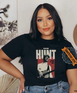 Official Sam Hunt Merch Locked Up 2024 Black Tour Attractive Shirt