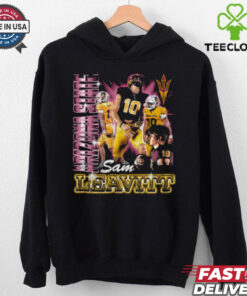 Official Sam Leavitt Arizona State Sun Devils Football 90s Graphic t shirt