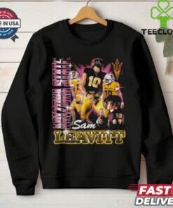 Official Sam Leavitt Arizona State Sun Devils Football 90s Graphic t shirt