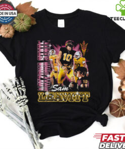 Official Sam Leavitt Arizona State Sun Devils Football 90s Graphic t shirt
