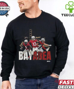 Official Sammel Purdy McCaffrey San Francisco 49ers Football Bay Area Trio NFL t shirt 2 Official Sammel Purdy McCaffrey San Francisco 49ers Football Bay Area Trio NFL t shirt