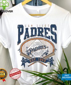 Official San Diego Padres Est 1969 Vintage Baseball Crewneck Sweatshirt