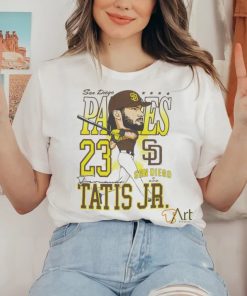 Official San Diego Padres Fernando Tatís Jr. Caricature Baseball Shirt