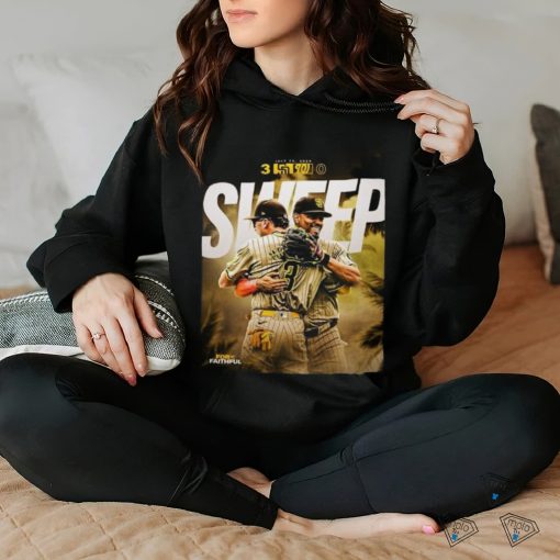 Official San Diego Padres Sweep Washington Nationals 3 0 Shirt