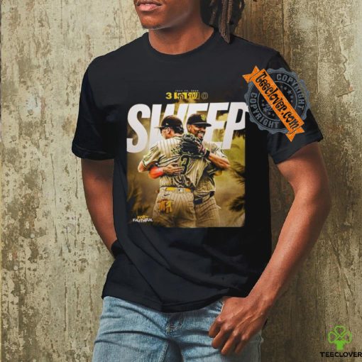 Official San Diego Padres Sweep Washington Nationals 3 0 Shirt