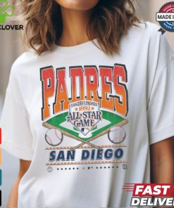 Official San Diego Padres White Straight Shot 47 Franklin Fashion Shirt