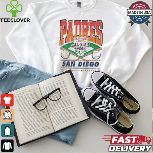 Official San Diego Padres White Straight Shot 47 Franklin Fashion Shirt