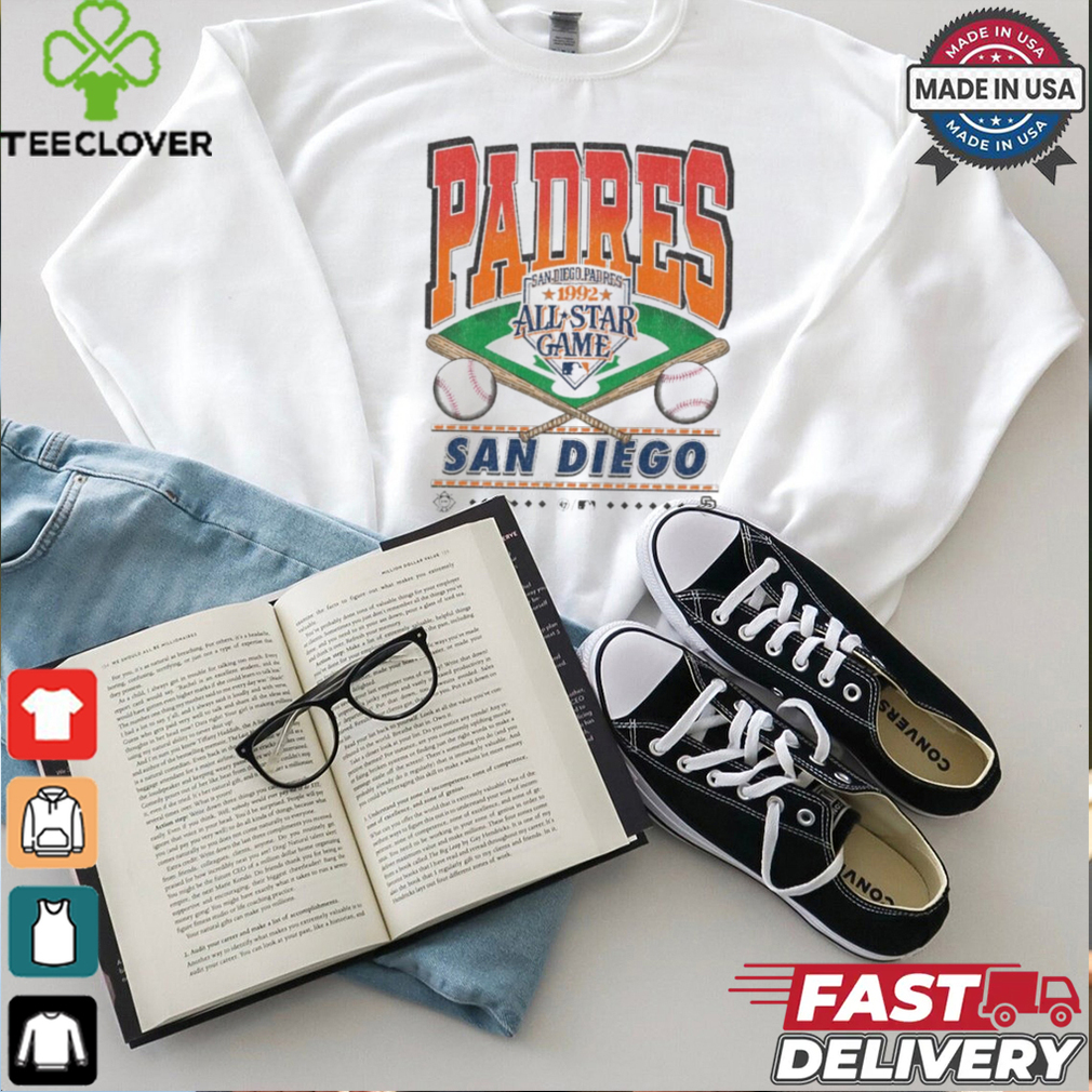 Official San Diego Padres White Straight Shot 47 Franklin Fashion Shirt Official San Diego Padres White Straight Shot 47 Franklin Fashion Shirt
