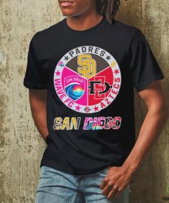 Official San Diego Sports Teams Shirt Padres Aztecs And Wave Fc Logo Shirt 1 Official San Diego Sports Teams Shirt Padres Aztecs And Wave Fc Logo Shirt