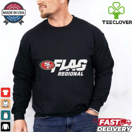 Official San Francisco 49ers 2025 NFL Flag Regional Tournaments shirt