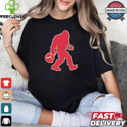 Official San Francisco 49ers Bigfoot Sasquatch hoodie, sweater, longsleeve, shirt v-neck, t-shirt