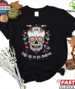 Official San Francisco 49ers Dia De Los Muertos 2024 T Shirt