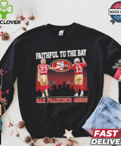 Official San Francisco 49ers Faithful To The Bay 2024 McCaffrey And Purdy T Shirt