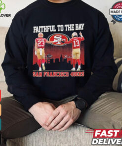 Official San Francisco 49ers Faithful To The Bay 2024 McCaffrey And Purdy T Shirt