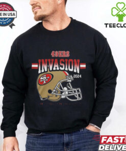 Official San Francisco 49ers Invasion Tour 2024 Shirt