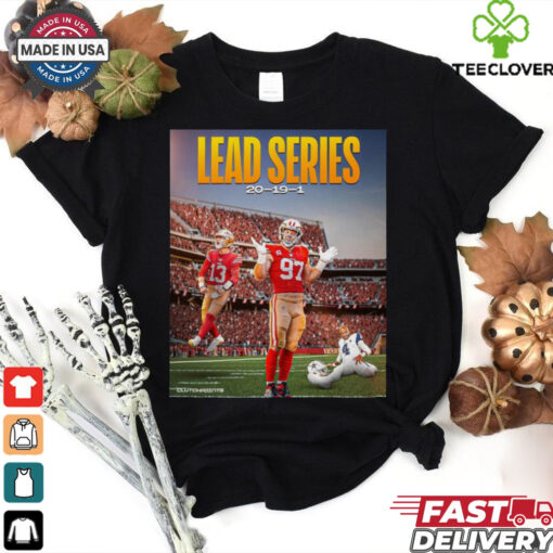 Official San Francisco 49ers Lead Series 20 19 1 Dallas Cowboy Poster t shirt