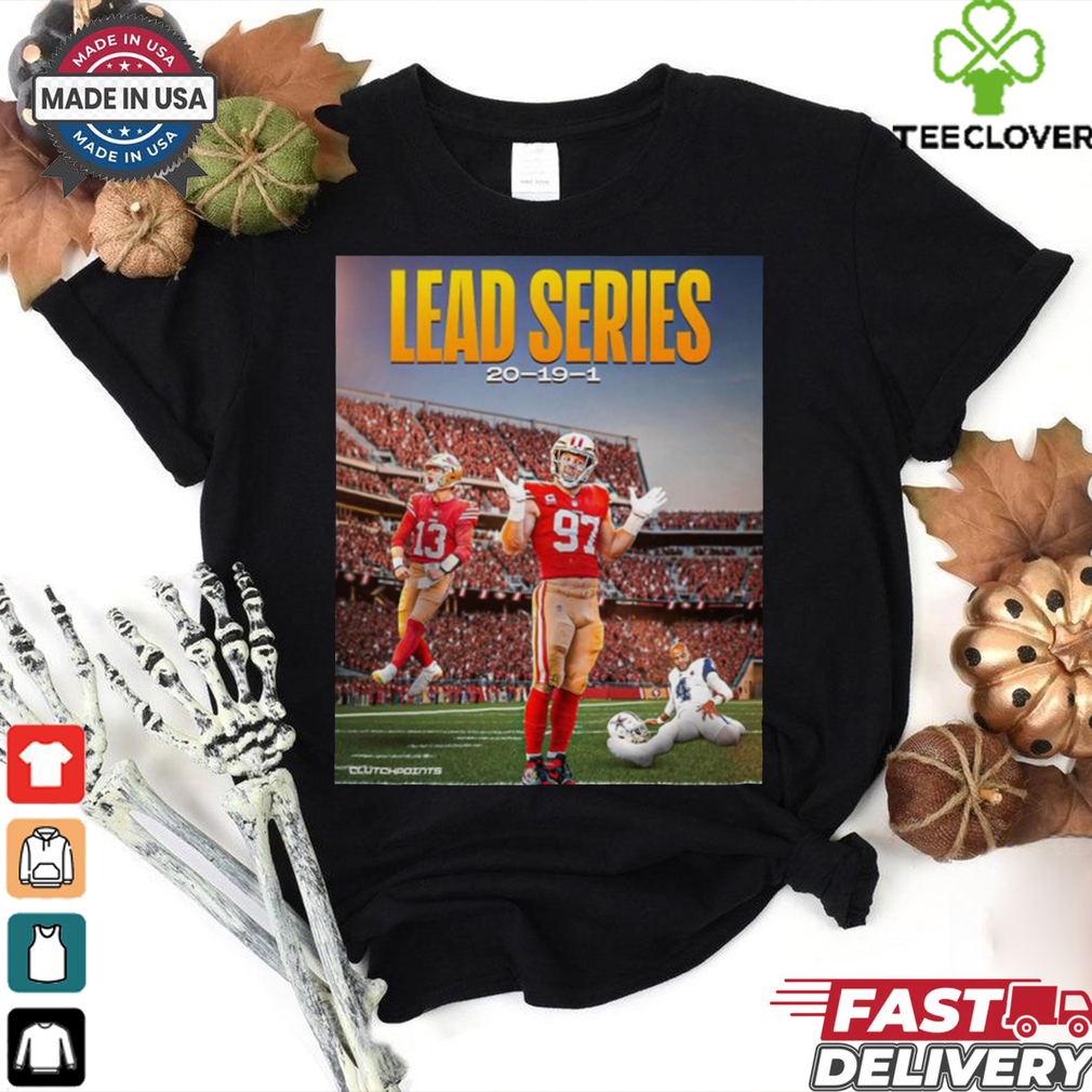 Official San Francisco 49ers Lead Series 20 19 1 Dallas Cowboy Poster t shirt Official San Francisco 49ers Lead Series 20 19 1 Dallas Cowboy Poster t shirt