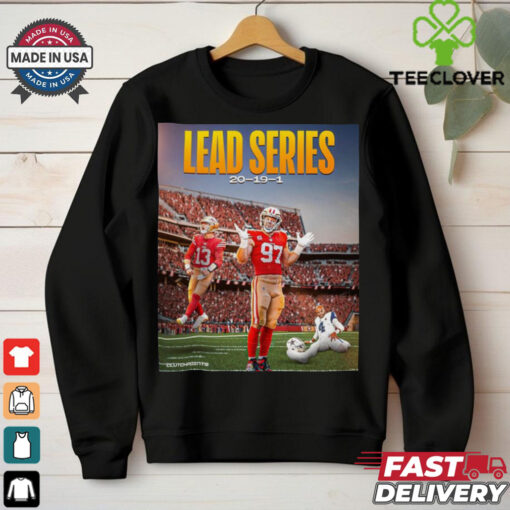 Official San Francisco 49ers Lead Series 20 19 1 Dallas Cowboy Poster t shirt