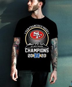 Official San Francisco 49ers Skyline 2023 NFC West Division Champions Shirt