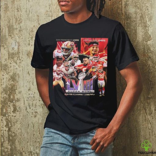 Official San Francisco 49ers vs Kansas City Chiefs For Super Bowl LVIII February 11th 2024 In Las Vegas Classic T Shirt