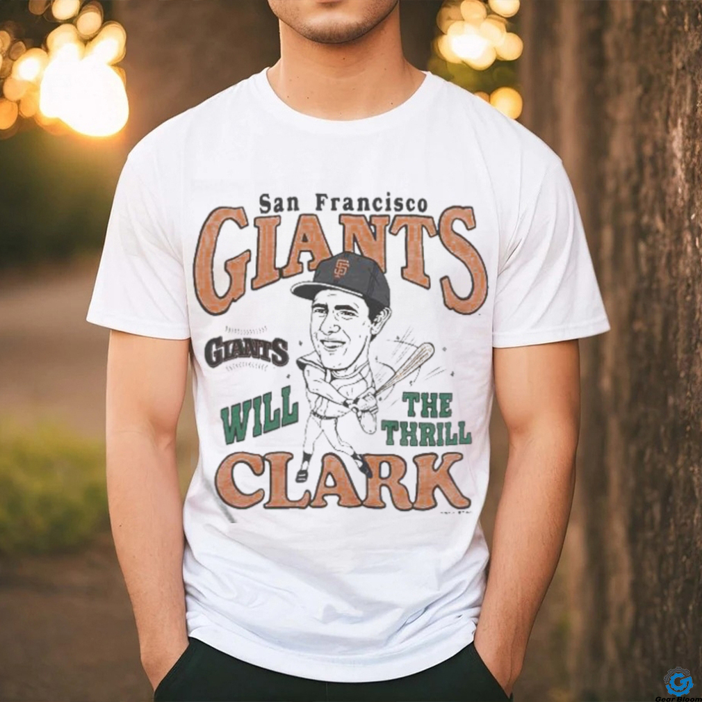 Official San Francisco Giants Will Clark T Shirt Official San Francisco Giants Will Clark T Shirt