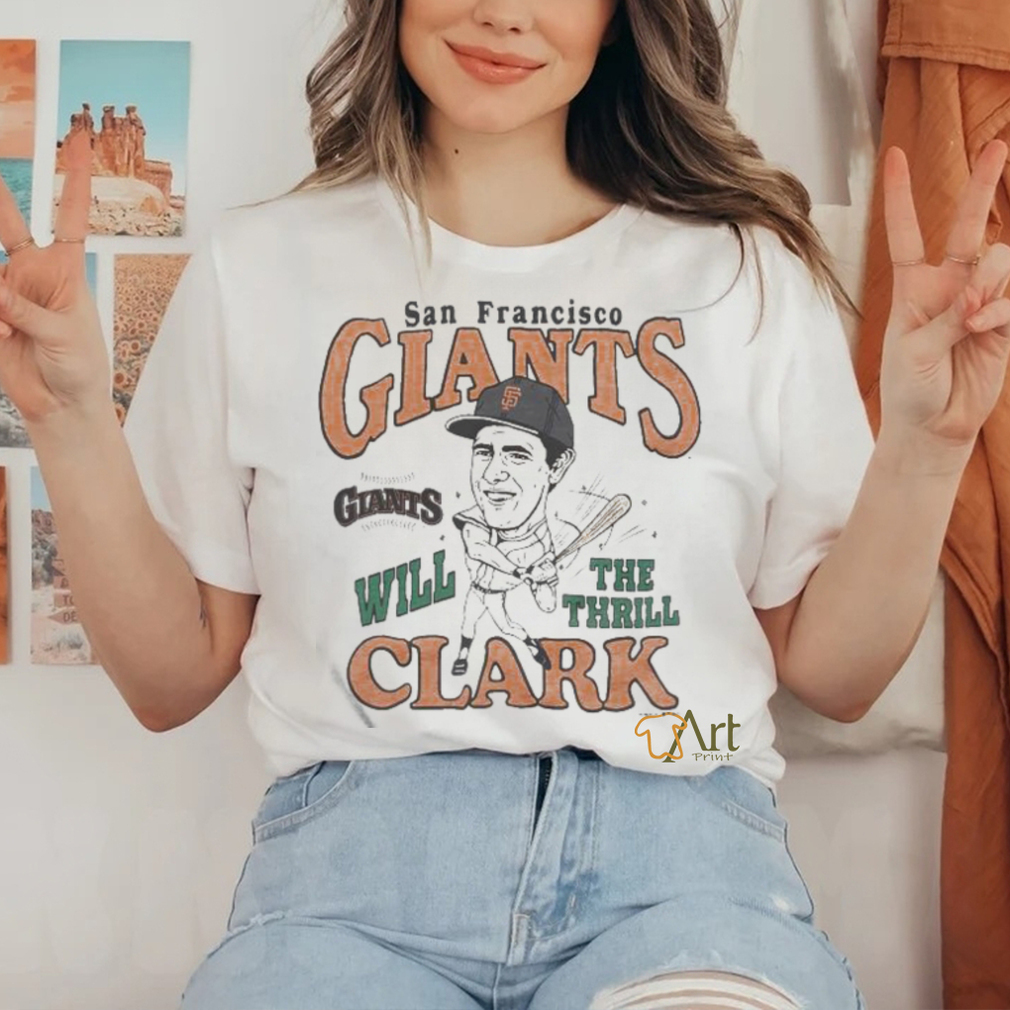 Official San Francisco Giants Will Clark T Shirt Official San Francisco Giants Will Clark T Shirt