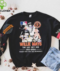Official San Francisco Giants Willie Mays The Say Hey Kid 1931 2024 Signatures Thank You For The Memories shirt