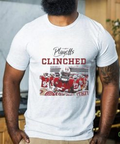 Official San francisco 49ers clinched the 2023 NFL playoffs shirt