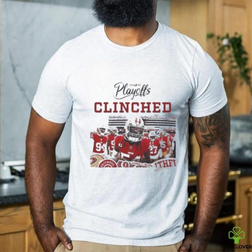 Official San francisco 49ers clinched the 2023 NFL playoffs shirt