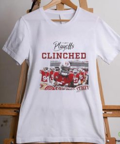 Official San francisco 49ers clinched the 2023 NFL playoffs shirt