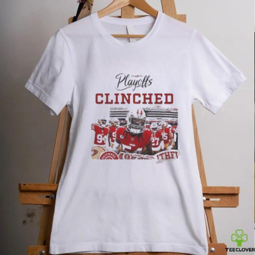 Official San francisco 49ers clinched the 2023 NFL playoffs shirt