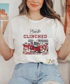 Official San francisco 49ers clinched the 2023 NFL playoffs shirt