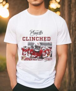 Official San francisco 49ers clinched the 2023 NFL playoffs shirt