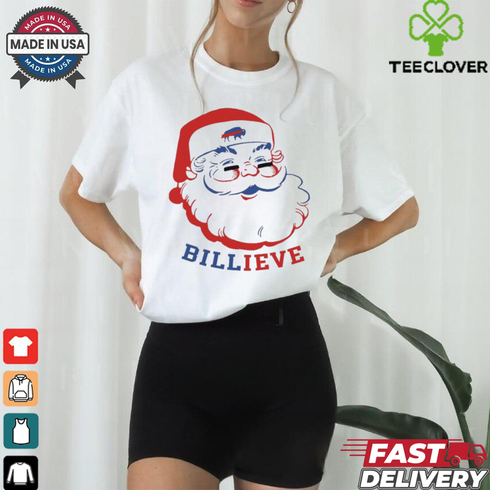 Official Santa Claus Buffalo Bills Billieve Christmas 2024 Shirt Official Santa Claus Buffalo Bills Billieve Christmas 2024 Shirt