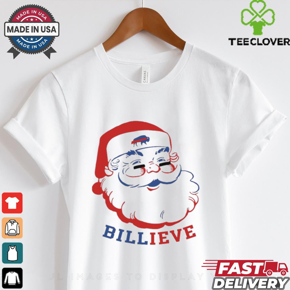 Official Santa Claus Buffalo Bills Billieve Christmas 2024 Shirt Official Santa Claus Buffalo Bills Billieve Christmas 2024 Shirt