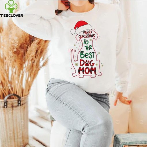 Official Santa Dachshund Merry Christmas to the best Dog Mom hoodie, sweater, longsleeve, shirt v-neck, t-shirt