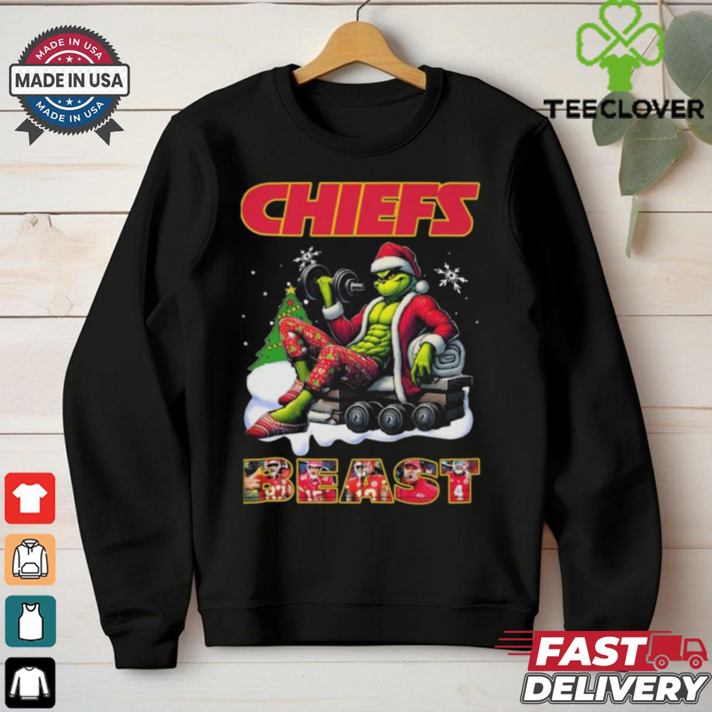Official Santa Grinch Gymmer Kansas Chiefs NFL 2025 Beast Christmas Shirt Official Santa Grinch Gymmer Kansas Chiefs NFL 2025 Beast Christmas Shirt