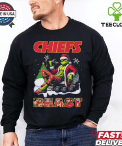 Official Santa Grinch Gymmer Kansas Chiefs NFL 2025 Beast Christmas Shirt