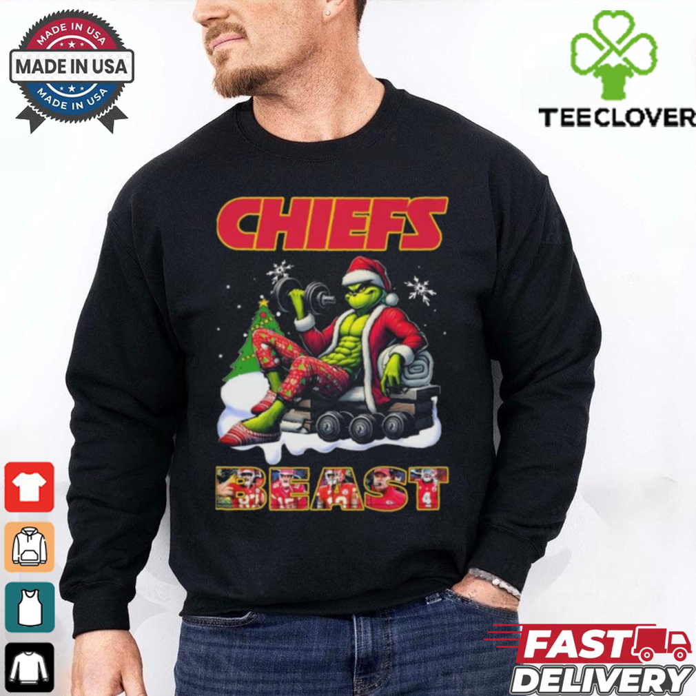 Official Santa Grinch Gymmer Kansas Chiefs NFL 2025 Beast Christmas Shirt Official Santa Grinch Gymmer Kansas Chiefs NFL 2025 Beast Christmas Shirt