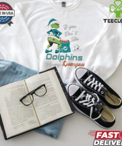 Official Santa Grinch If You Don’t Like Miami Dolphins Merry Kissmyass shirt