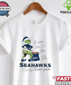 Official Santa Grinch If You Don’t Like Seattle Seahawks Merry Kissmyass shirt
