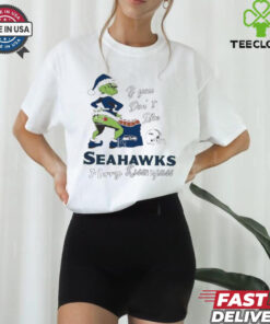 Official Santa Grinch If You Don’t Like Seattle Seahawks Merry Kissmyass shirt