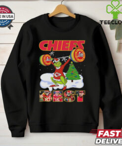 Official Santa Grinch Kansas Chiefs NFL 2025 Best Christmas Shirt