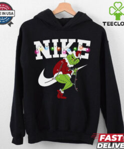 Official Santa Grinch Nike Light Merry Christmas 2024 Shirt