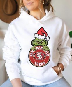 Official Santa Grinch San Francisco 49ers Circle Logo NFL 2023 T Shirt