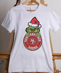 Official Santa Grinch San Francisco 49ers Circle Logo NFL 2023 T Shirt 3 Official Santa Grinch San Francisco 49ers Circle Logo NFL 2023 T Shirt